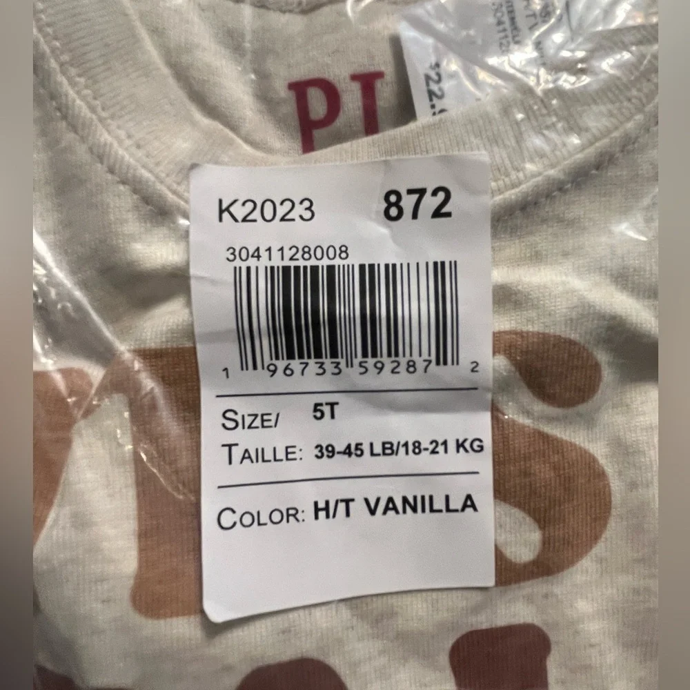 NWT The Children’s Place Toddler It's Fall Y'all Snug Fit Cotton Pajamas - tan